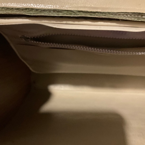 VINTAGE 1960s Bejeweled Box Bird Flower Canvas Handbag - Picture 6 of 10